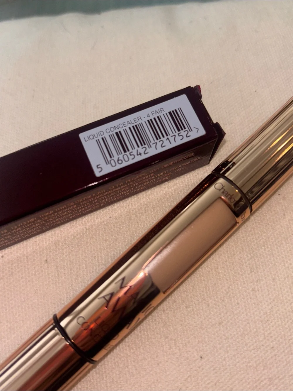Charlotte Tilbury- Magic Away Liquid Concealer - “4 Fair” NWT
